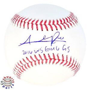 💥Addison Russell💥 Cubs Signed Baseball 2016 World Series Autograph inscribed —SS